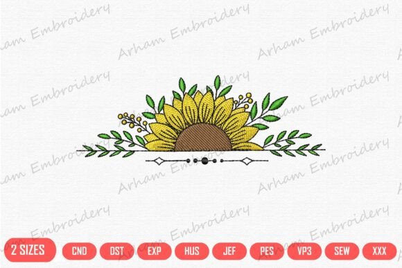 Download Sunflower Monogram Frame - Monogram frame Collection