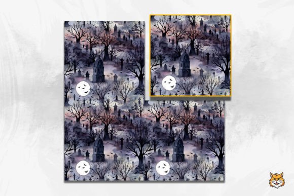 Download Full Moon Overhead Seamless Pattern 1 - Overhead Collection