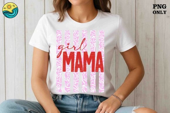 Download Girl Mama Pink Bow Pattern PNG - Girl Collection