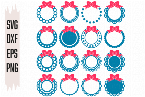Download Bow, Frame, Monogram Frame - Monogram frame Collection