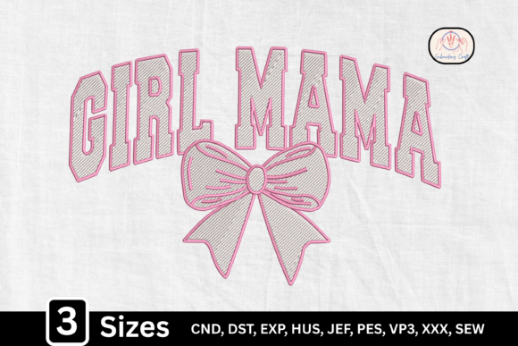 Download Varsity Letter Mom Bow Girl Mama - Girl Collection