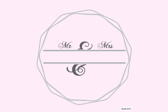 Download Mr &amp; Mrs Monogram Frame - Premium Resources