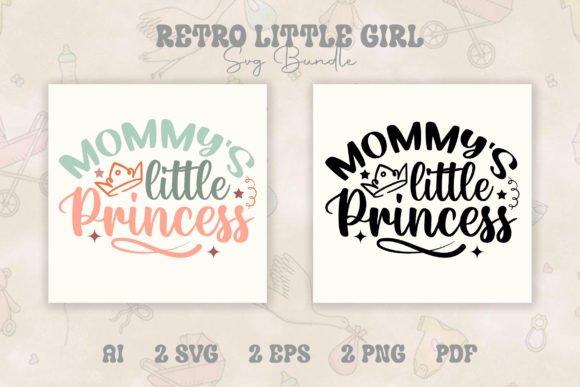 Download Mammy's Little Girl Sayings Retro SVG - Girl Collection