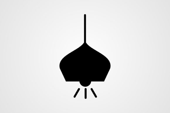 Download Overhead Light Glyph Icon - Overhead Collection